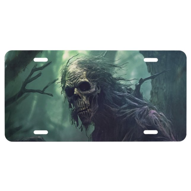Halloween Monster License Plate (Front)