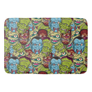Halloween Monster Mash Bathroom Mat
