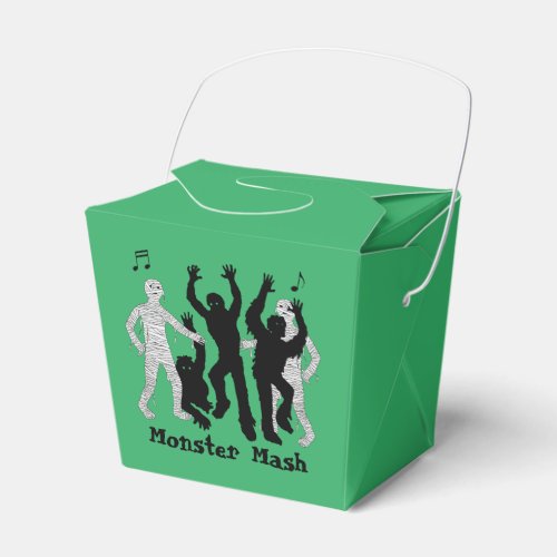 Halloween Monster Mash Dance Party Favor Boxes