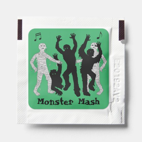 Halloween Monster Mash Dance Party Hand Sanitizer Packet