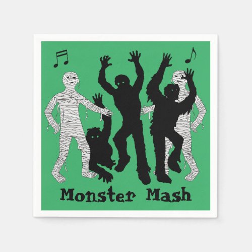 Halloween Monster Mash Dance Party Napkins