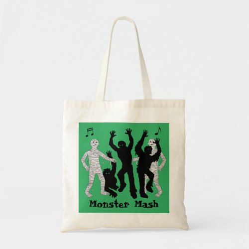 Halloween Monster Mash Dance Party Tote Bag