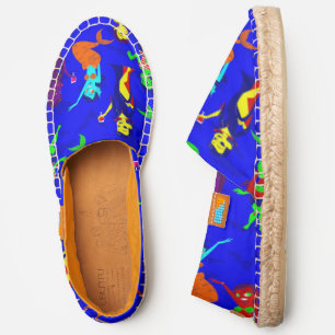 halloween monster mermaid vampire zombie girls espadrilles