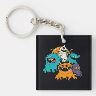 Halloween/Monster/October/Fall  Keychain