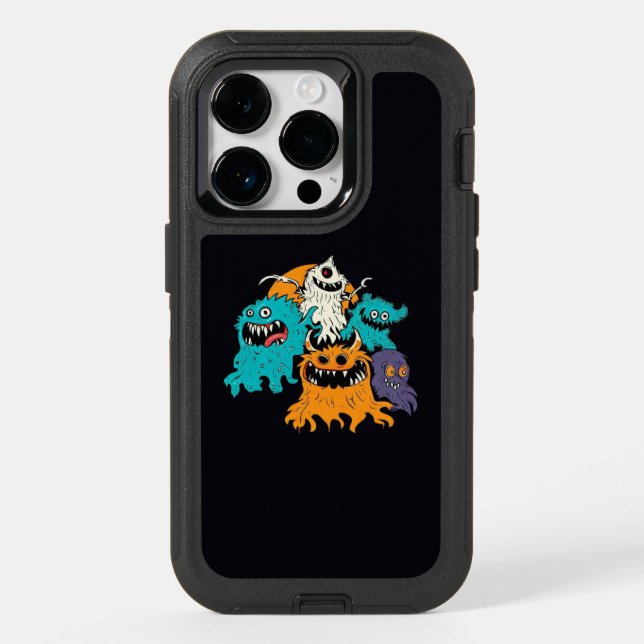 Halloween/Monster/October/Fall  Otterbox iPhone Case (Back)