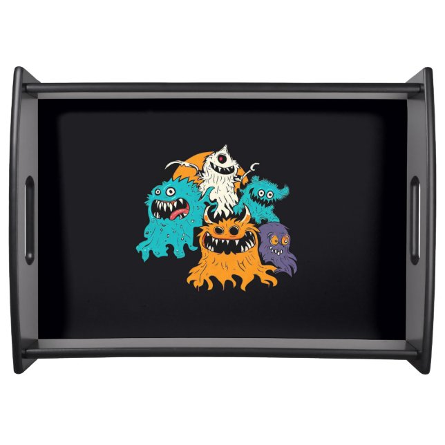 Halloween/Monster/October/Fall  Serving Tray (Front)