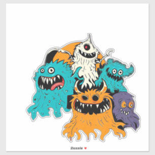 Halloween/Monster/October/Fall Sticker