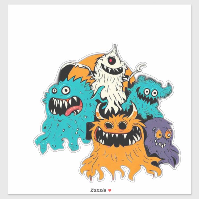 Halloween/Monster/October/Fall  Sticker (Sheet)