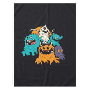 Halloween/Monster/October/Fall Tablecloth