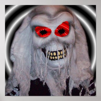 Halloween Monster Poster by Baysideimages at Zazzle