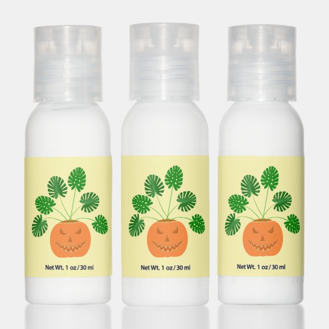 Halloween Monstera Plant in Pumpkin Hand Lotion (Set)