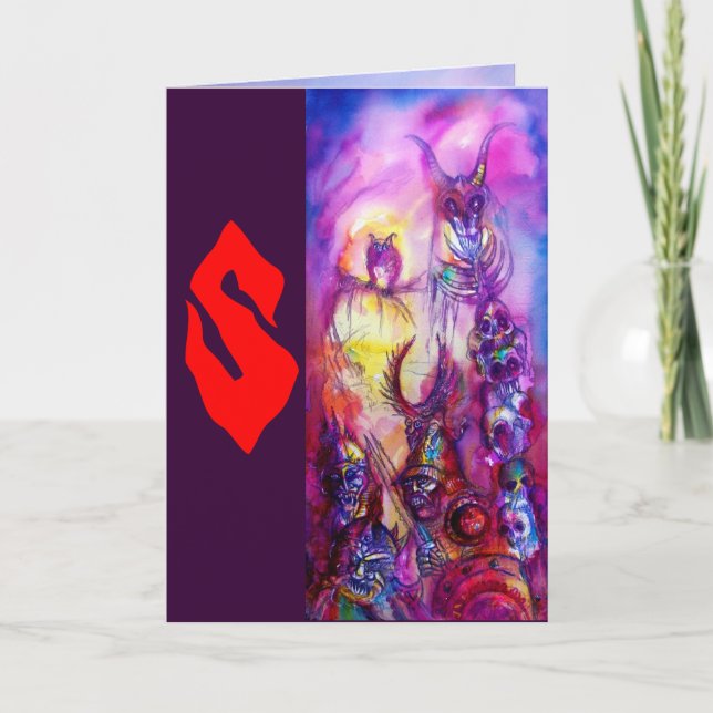 HALLOWEEN MONSTERS / ORK WAR Fantasy Card (Front)