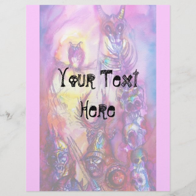 HALLOWEEN MONSTERS / ORK WAR Fantasy Flyer (Front)