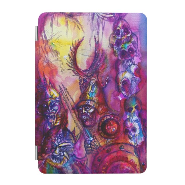 HALLOWEEN MONSTERS / ORK WAR Fantasy iPad Mini Cover (Front)