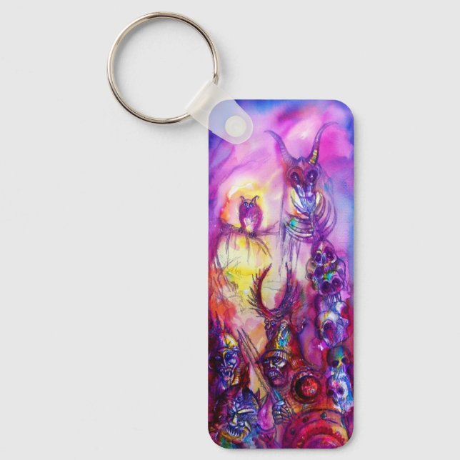 HALLOWEEN MONSTERS / ORK WAR Fantasy Keychain (Front)