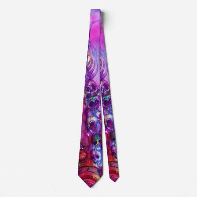HALLOWEEN MONSTERS / ORK WAR Fantasy Neck Tie (Front)