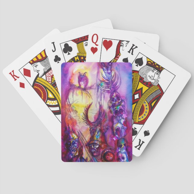 HALLOWEEN MONSTERS / ORK WAR Fantasy Poker Cards (Back)