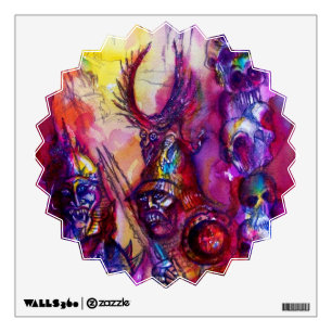 HALLOWEEN MONSTERS / ORK WAR Fantasy Shield Wall Decal