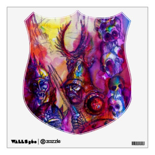 HALLOWEEN MONSTERS / ORK WAR Fantasy Shield Wall Decal