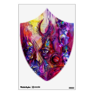 HALLOWEEN MONSTERS / ORK WAR Fantasy Shield Wall Decal