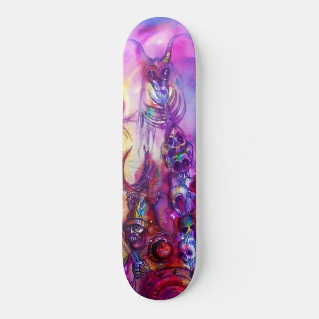 HALLOWEEN MONSTERS / ORK WAR Fantasy Skateboard Deck (Front)