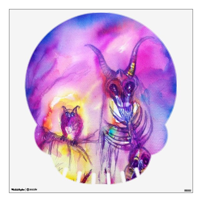 HALLOWEEN MONSTERS / ORK WAR Fantasy Wall Sticker (Front)