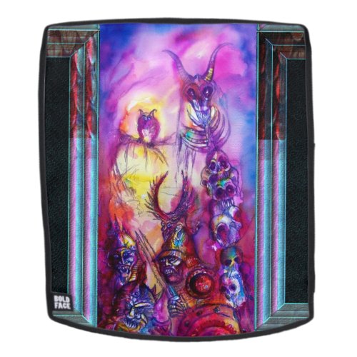 HALLOWEEN MONSTERS  ORK WAR Purple Fantasy Backpack