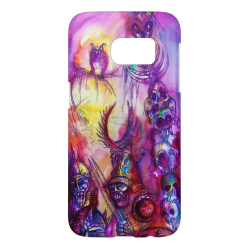 HALLOWEEN MONSTERS  ORK WAR Purple Fantasy Samsung Galaxy S7 Case