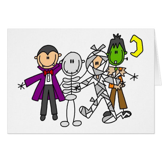 Halloween Monsters Tshirts and Gifts Card