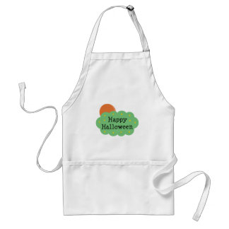 Halloween Moon Adult Apron