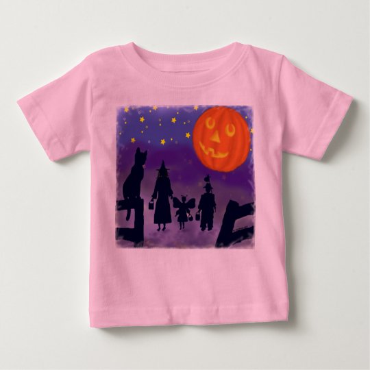 Halloween Moon Baby T-Shirt