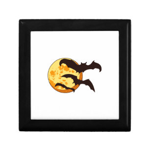 Halloween Moon & Bats Gift Box