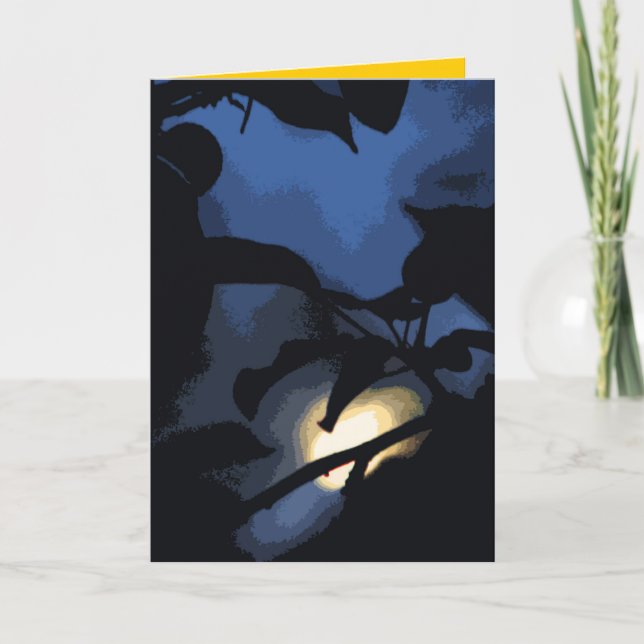 Halloween Moon Card (Front)