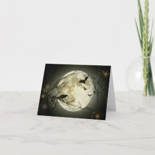 Halloween Moon Card