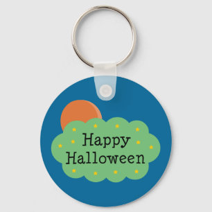 Halloween Moon Keychain