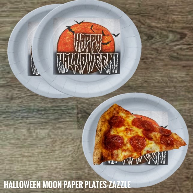 Halloween Moon-PG Paper Plates (Creator Uploaded)