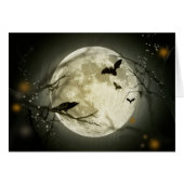 Halloween Moon Spooky Crows (Front Horizontal)
