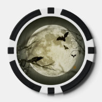 Halloween Moon Spooky Crows