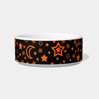 Halloween Moon & Stars (Small Dog) Bowl
