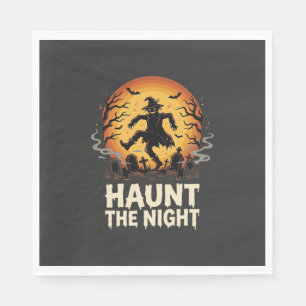Halloween Moon Trickster Night Napkins
