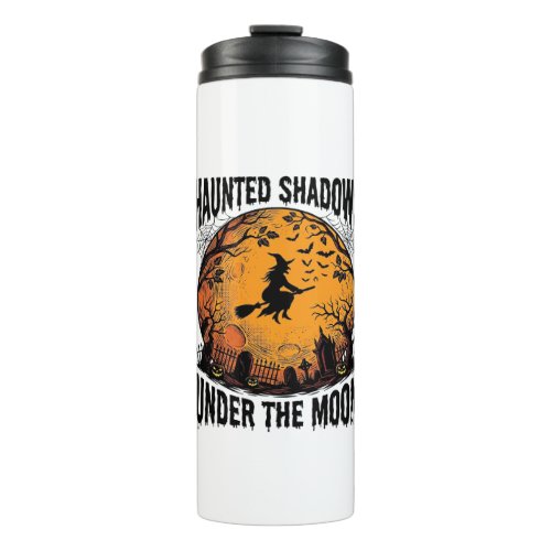 Halloween Moon Witch Vintage Spooky Night Shirt_1 Thermal Tumbler