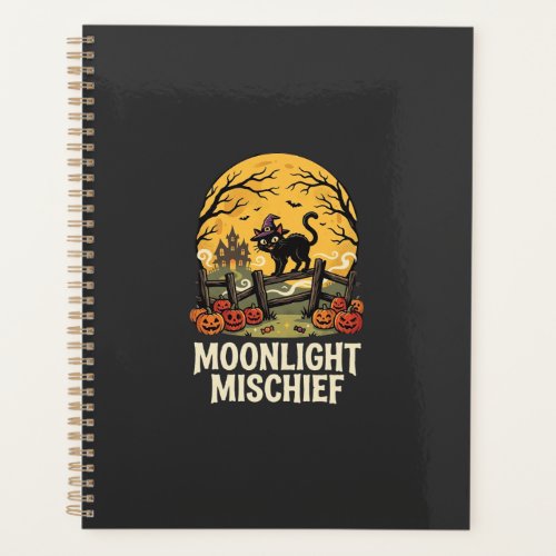 Halloween Moonlight Mischief Planner