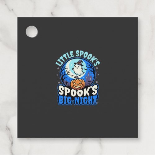 Halloween Moonlit Baby Ghost Favor Tags