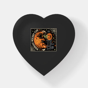 Halloween Moonlit Cat Haunt_2 Paperweight