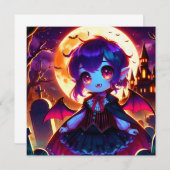 Halloween - Moonlit chibi vampire (Front/Back)