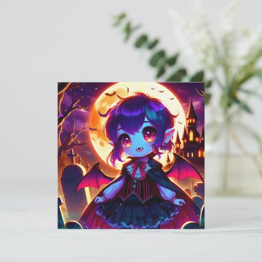 Halloween - Moonlit chibi vampire (Standing Front)