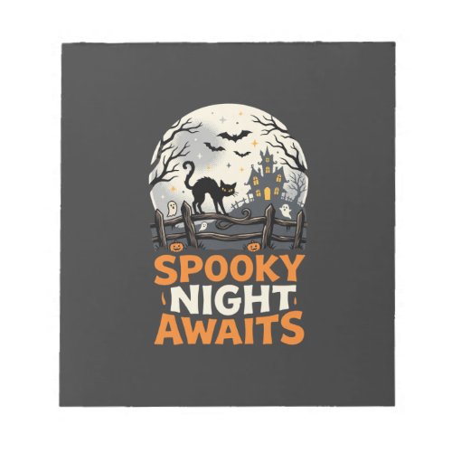 Halloween Moonlit Spooky Night Notepad