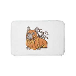 Halloween mops bath mat
