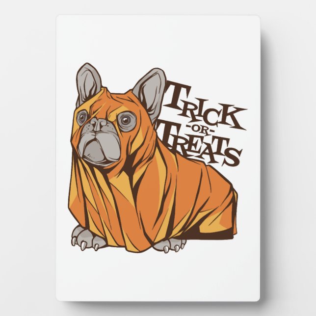 Halloween mops plaque (Front)