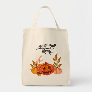Halloween ・ MORE TREATS carry bag Tote Bag